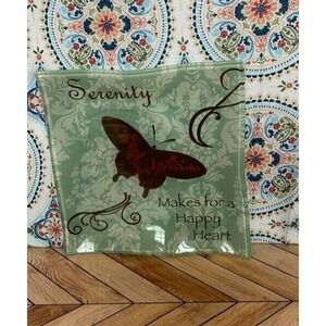 Serenity Butterfly Jewelry Dish 2009 5.5"